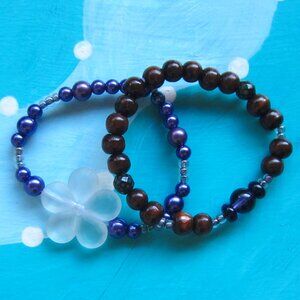 Frosty Floral bracelets